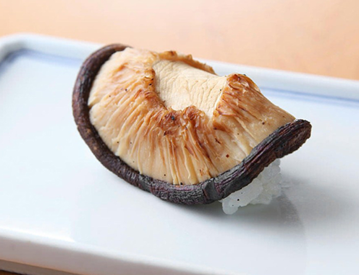 Original grilled shiitake nigiri